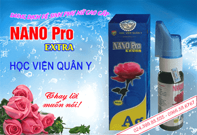 Cách sử dụng dung dịch vệ sinh phụ nữ Nano Pro Extra mang lại hiệu quả nhất