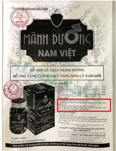 Thành phần Mãnh Dương Nam Việt Giúp Tăng Cường Sinh Lý Hiệu Quả